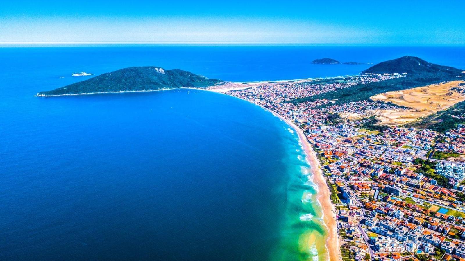 Golfinhos Apart-Hotel - Apto Terreo Frente Ao Mar!!! Florianópolis 外观 照片