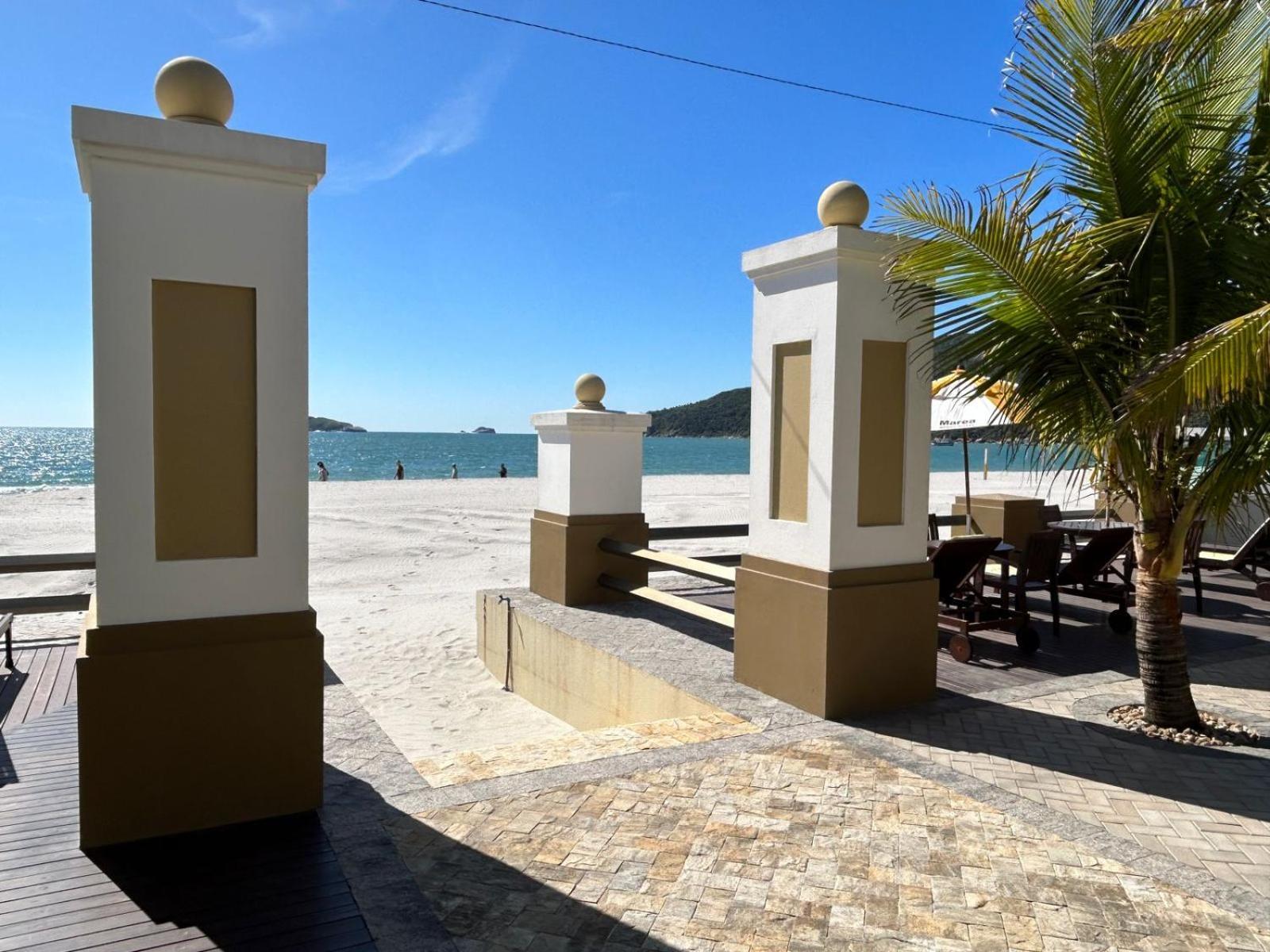 Golfinhos Apart-Hotel - Apto Terreo Frente Ao Mar!!! Florianópolis 外观 照片