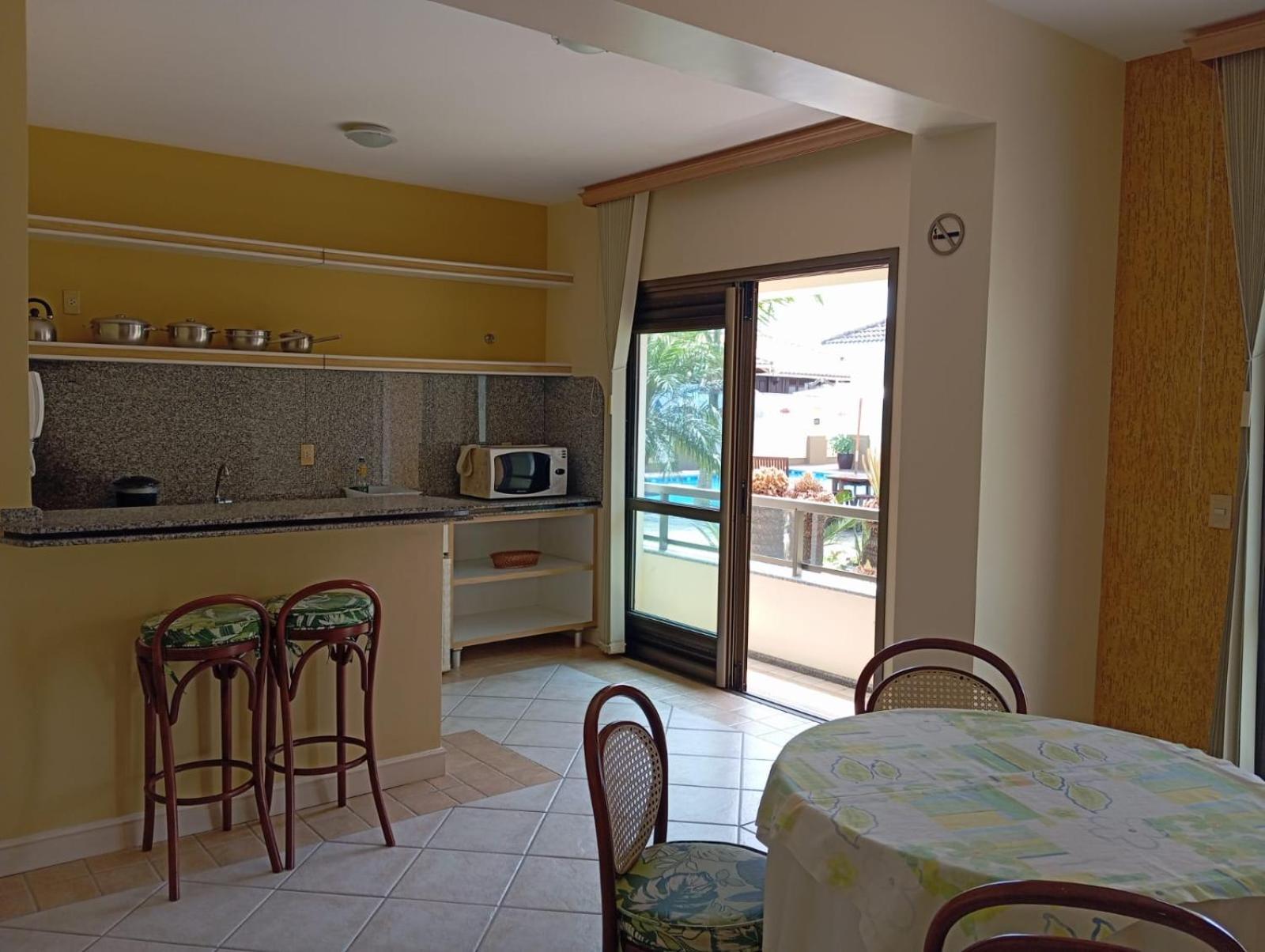 Golfinhos Apart-Hotel - Apto Terreo Frente Ao Mar!!! Florianópolis 外观 照片